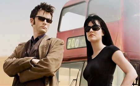 David Tennant and Michelle Ryan from Eastenders in Doctor Who: Planet of the Dead