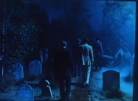 Graveyard scene in Vault of Horror
