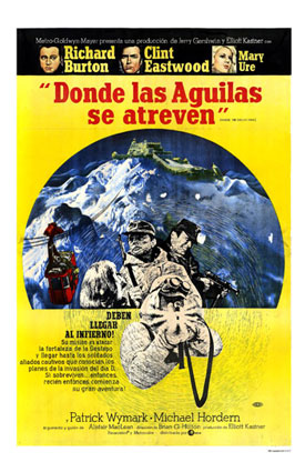 theatrical poster for Where Eagles Dare