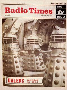 Radio Times Dalek cover from the 1960s