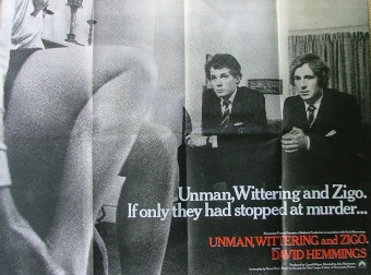 Theatrical poster for Unman, Wittering and Zigo